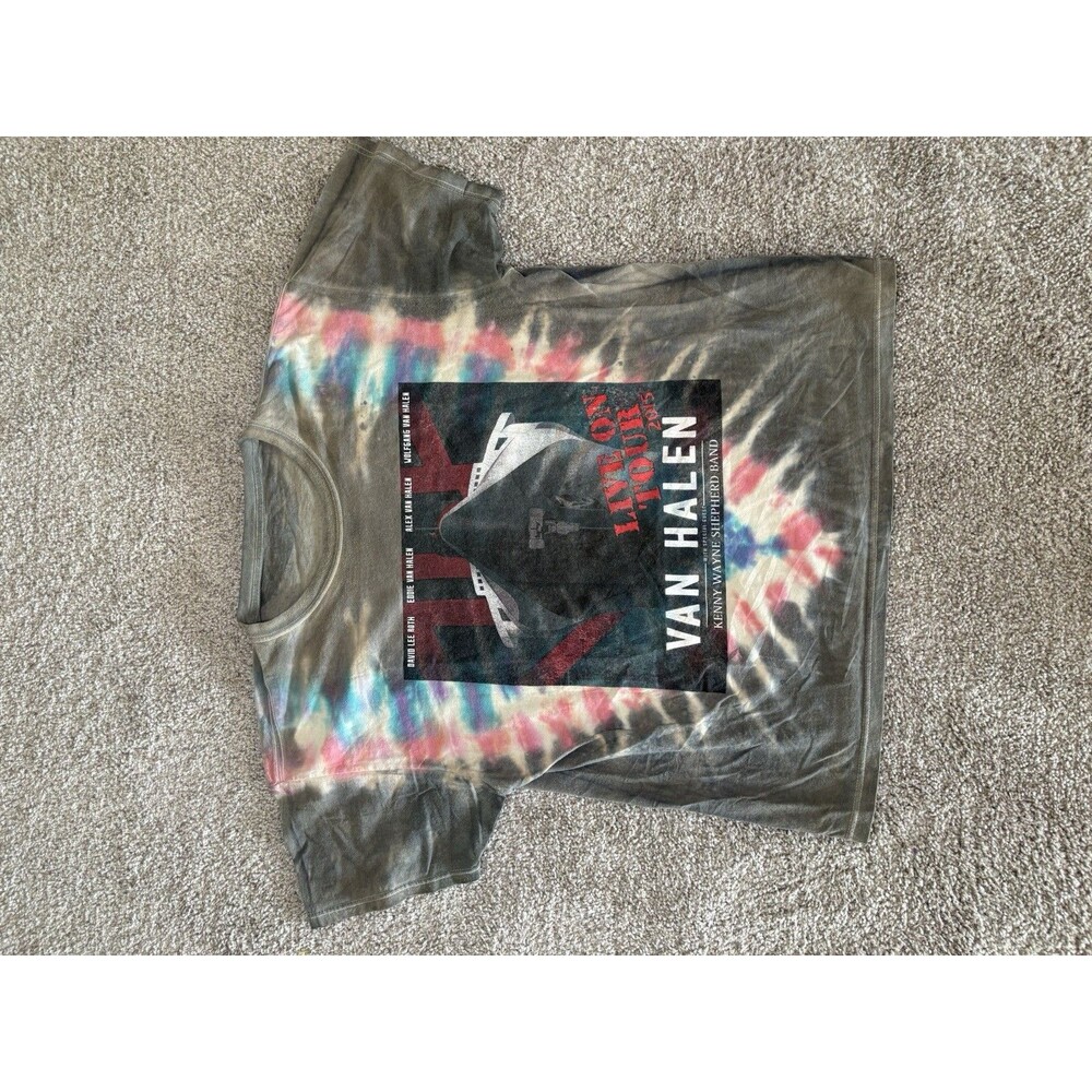 Val Halen Concert Tour T Shirt 2015 Size M